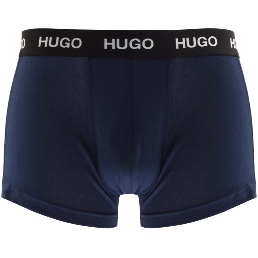 Alternative Image for ProductHUGO Triple Pack Boxer Trunks Navy2